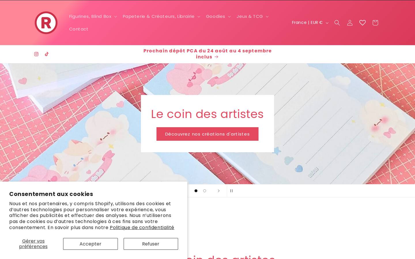 rocket-shop.fr homepage screenshot