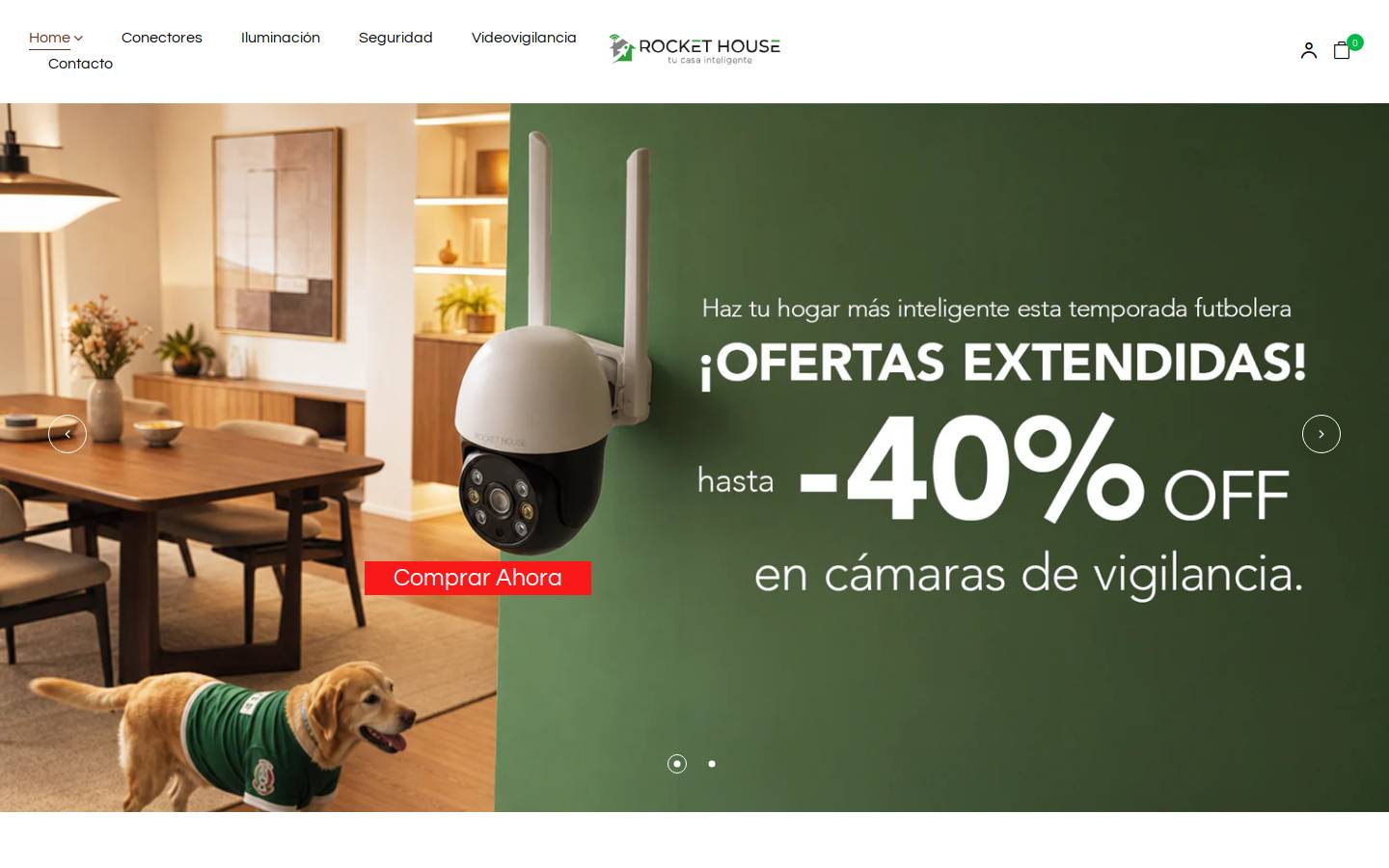 rockethouse.com.mx homepage screenshot