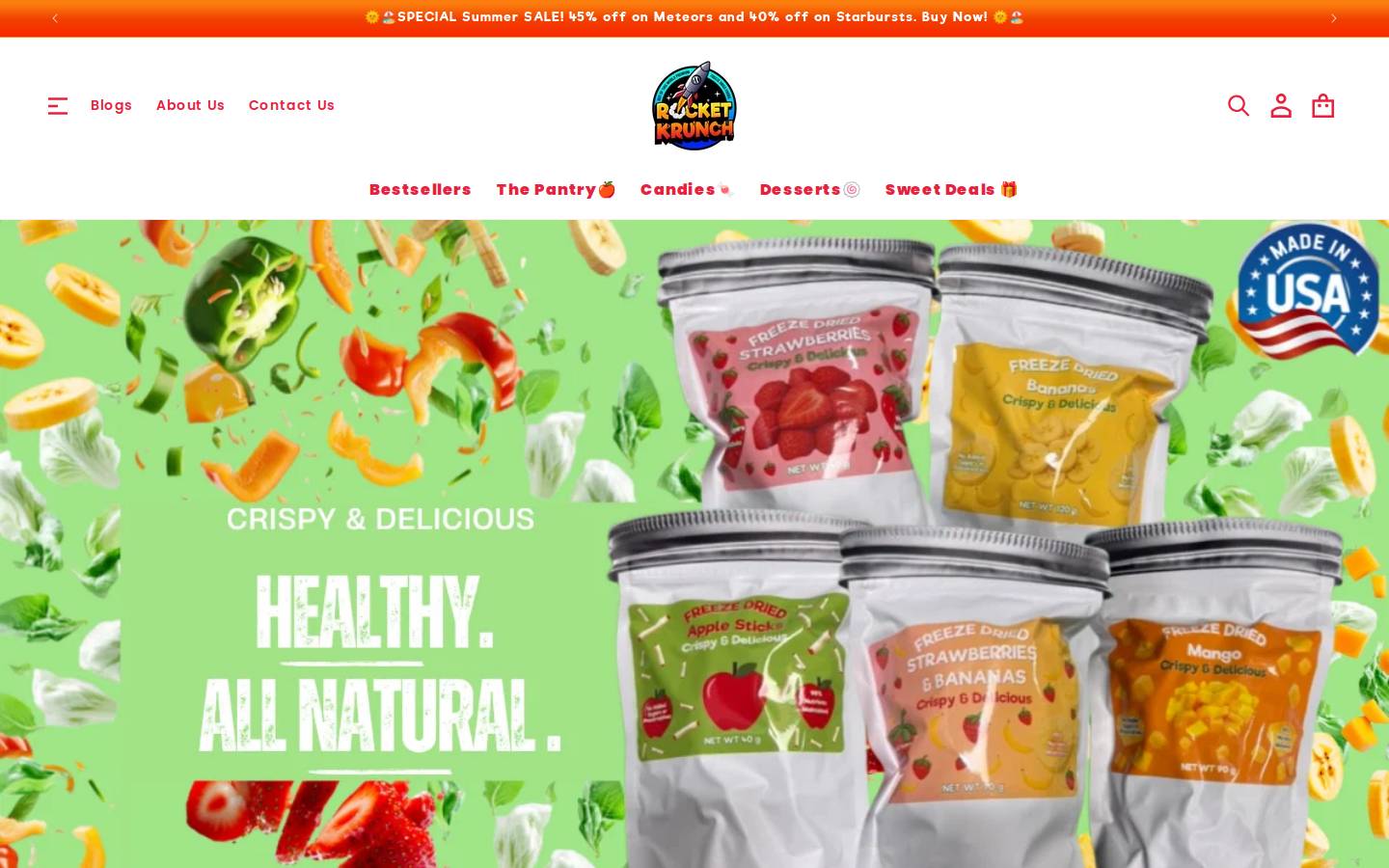 rocketkrunch.com homepage screenshot