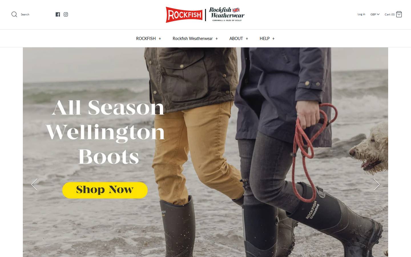 ROCKFISH homepage screenshot