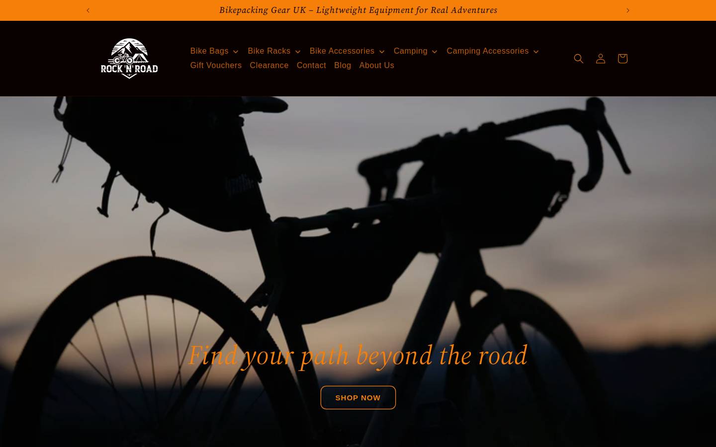 rocknroaduk.com homepage screenshot