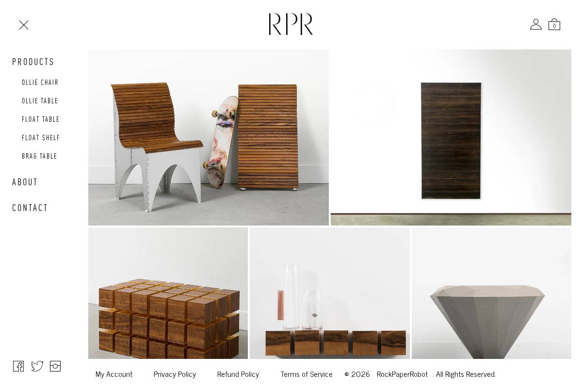 rockpaperrobot.com homepage screenshot