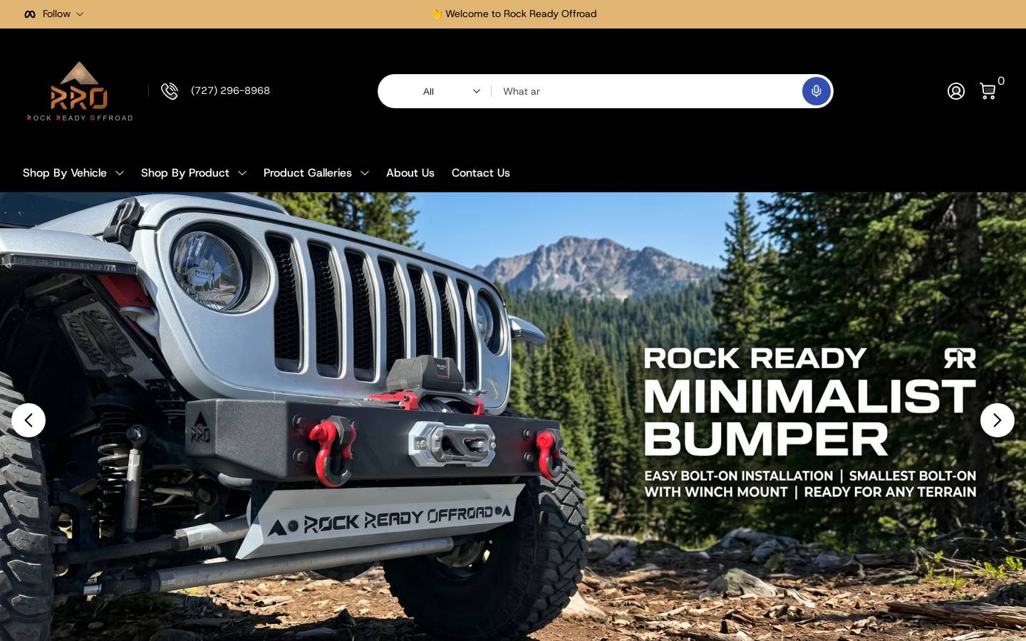 rockreadyoffroad.com homepage screenshot