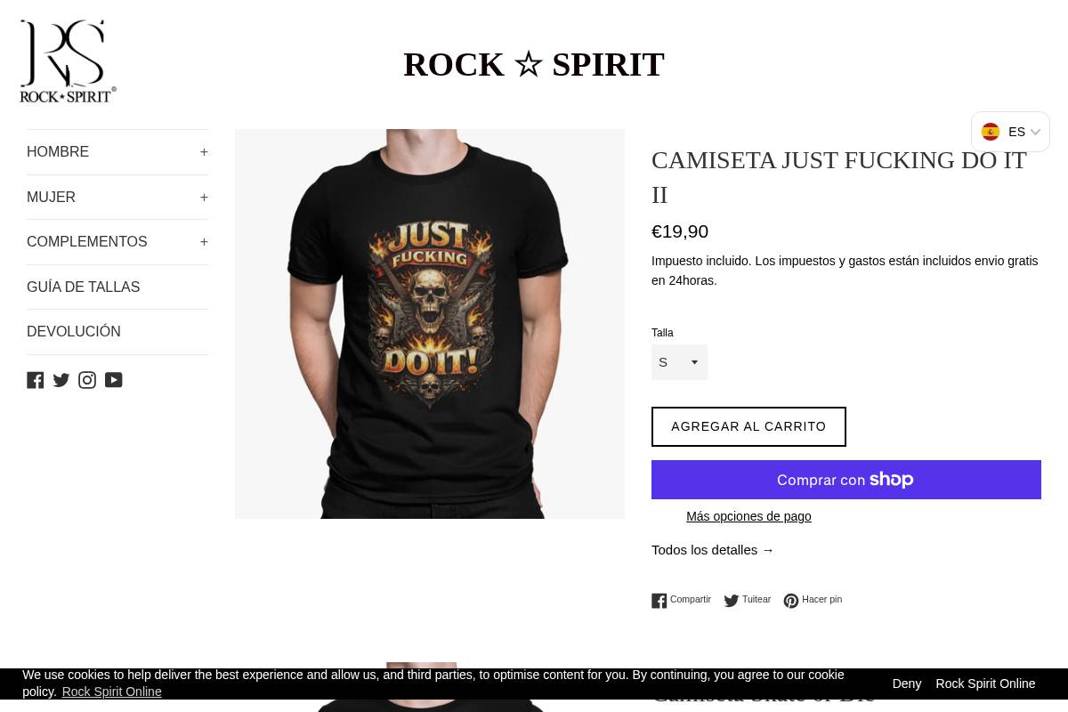 rockspirit.online homepage screenshot