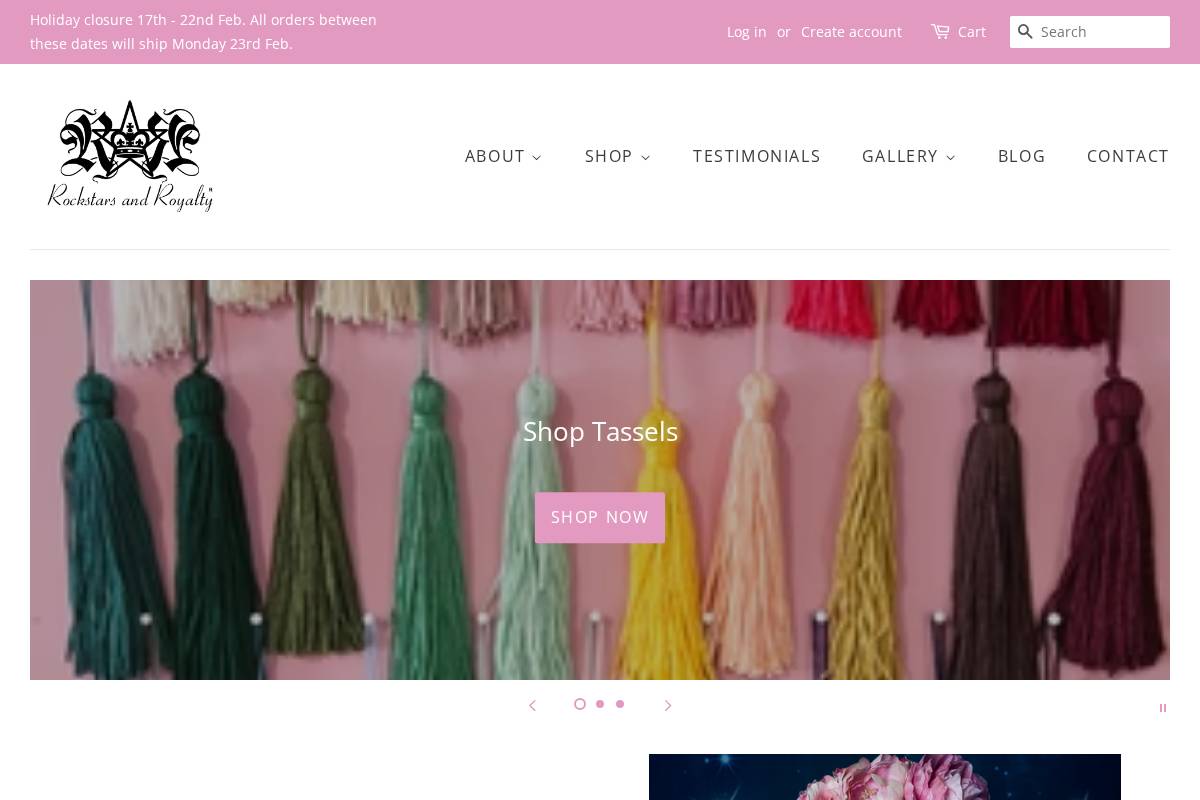 rockstarsroyalty.com homepage screenshot