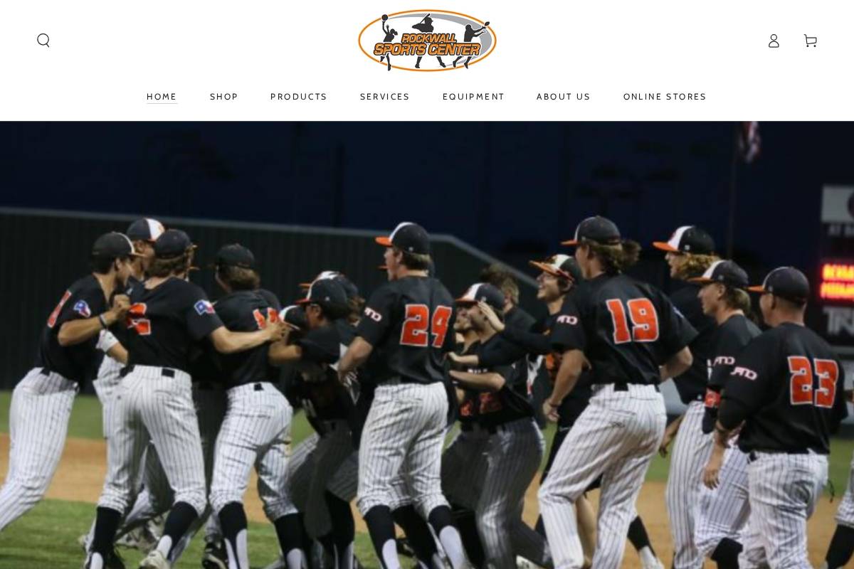 rockwallsportscenter.com homepage screenshot