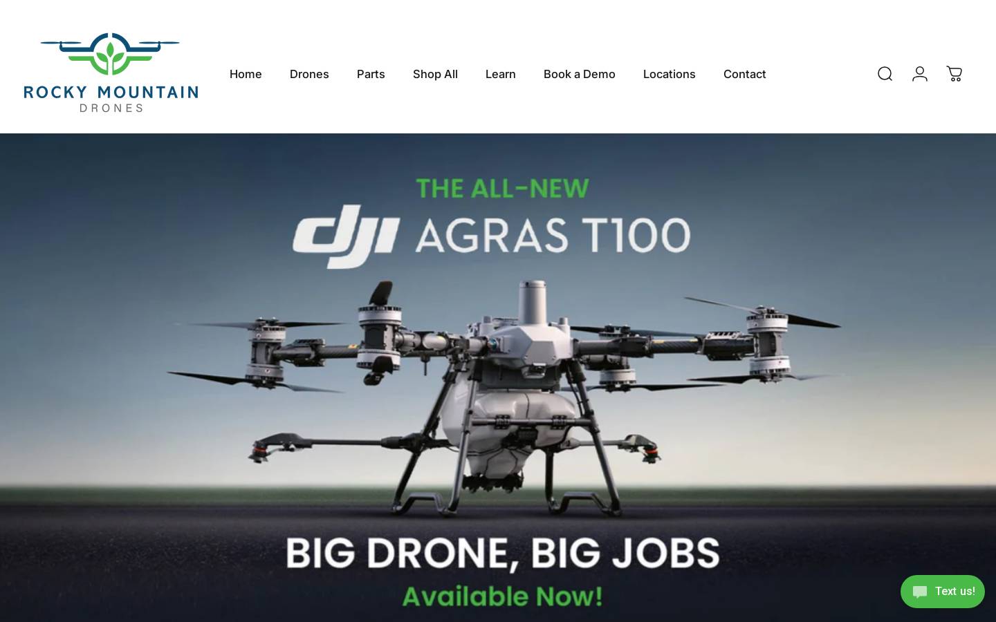rockymountaindrones.ca homepage screenshot
