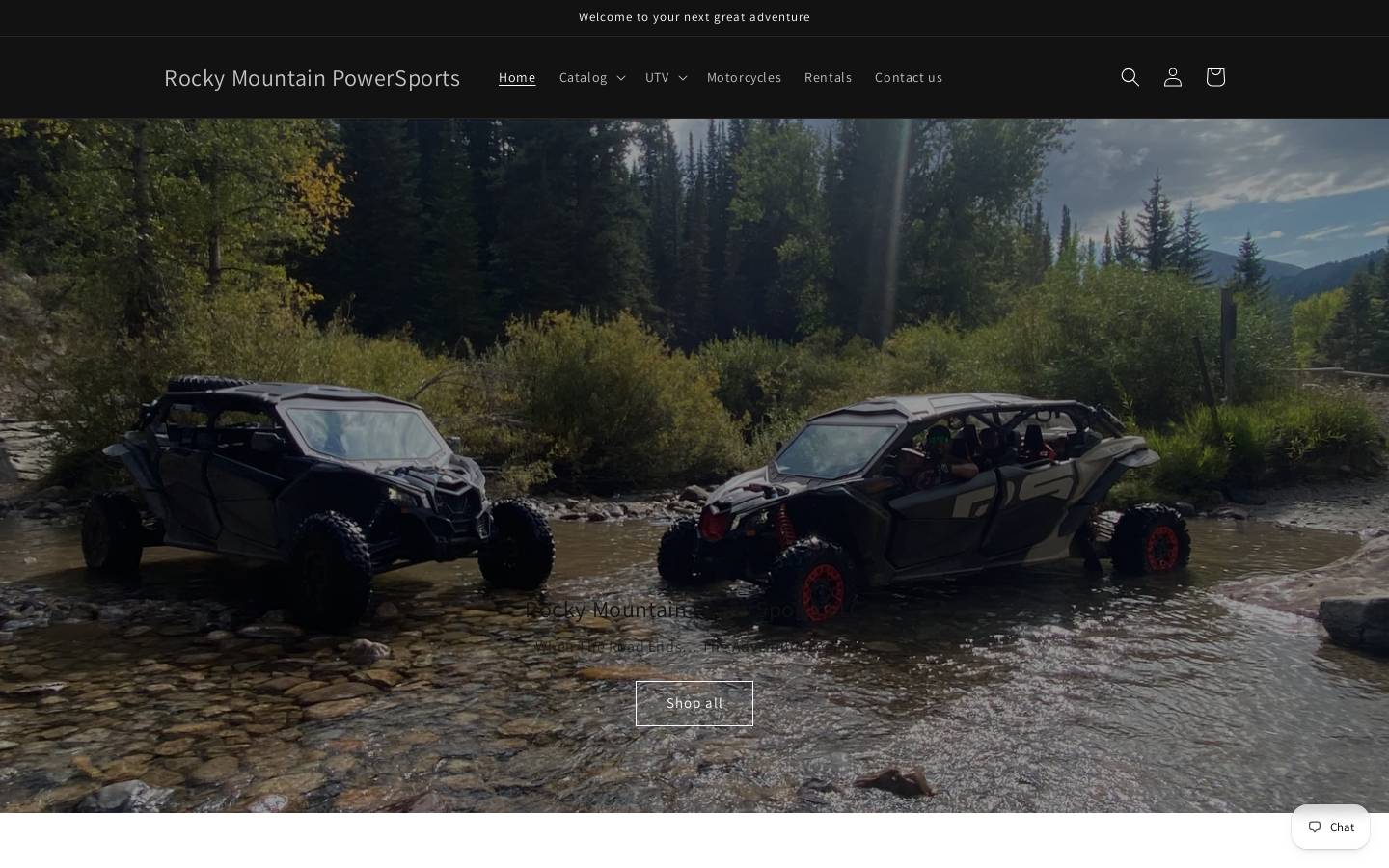 rockymtnpowersports.com homepage screenshot