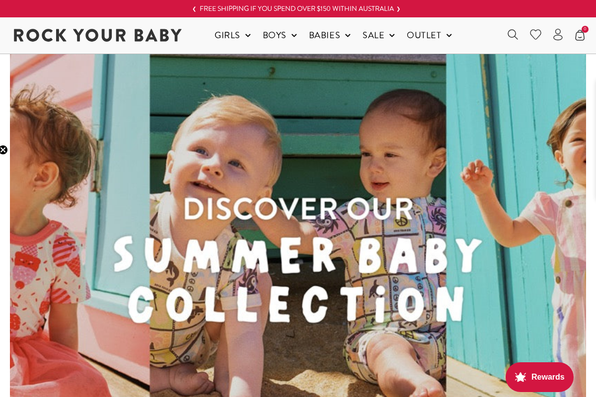 Rock Your Baby homepage screenshot