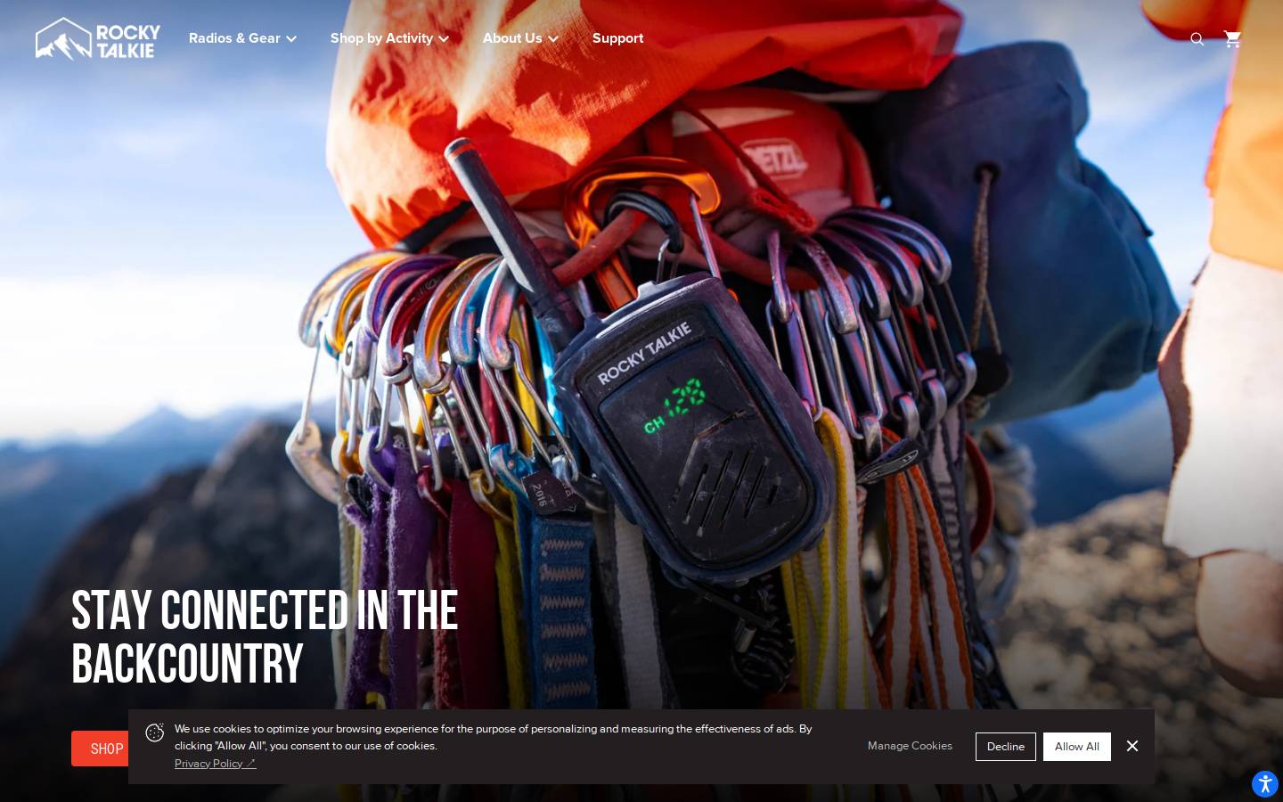 rockytalkie.com homepage screenshot