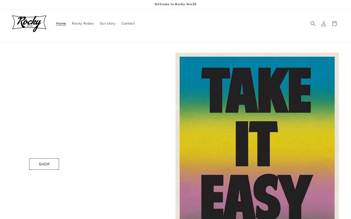 rockyworld.co homepage screenshot