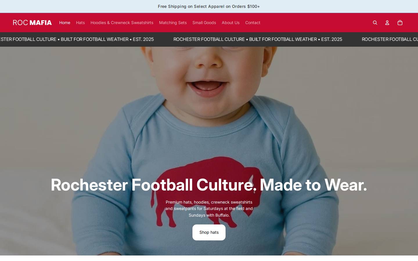 rocmafia.com homepage screenshot