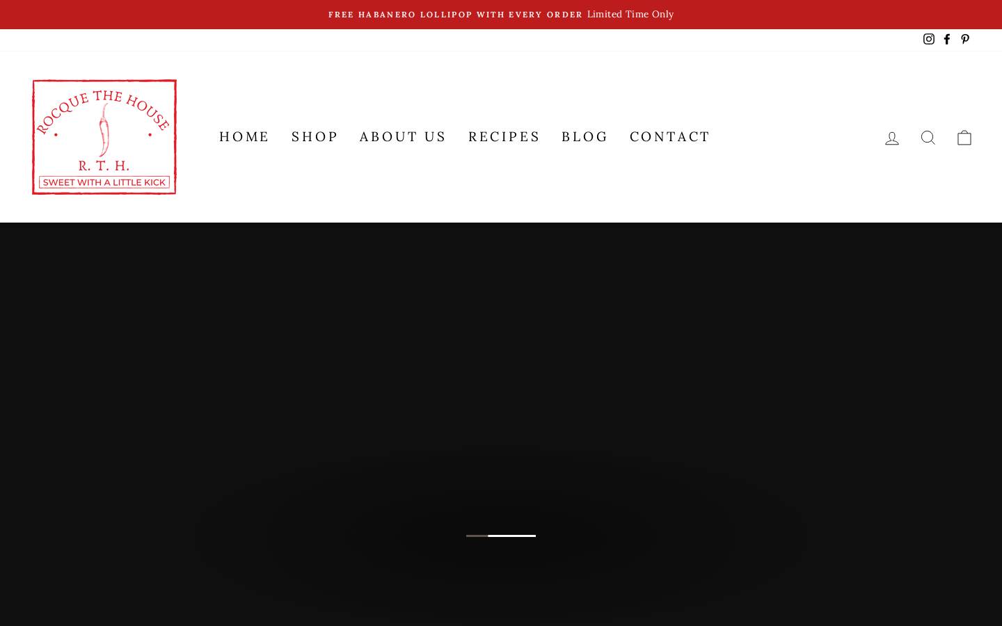 rocquethehouse.com homepage screenshot
