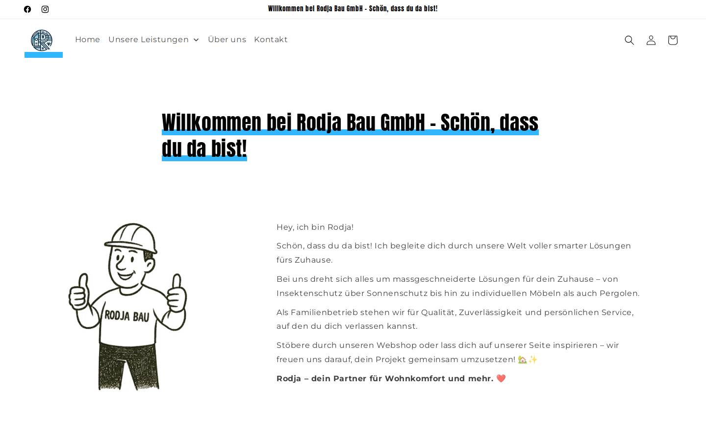 rodja.ch homepage screenshot