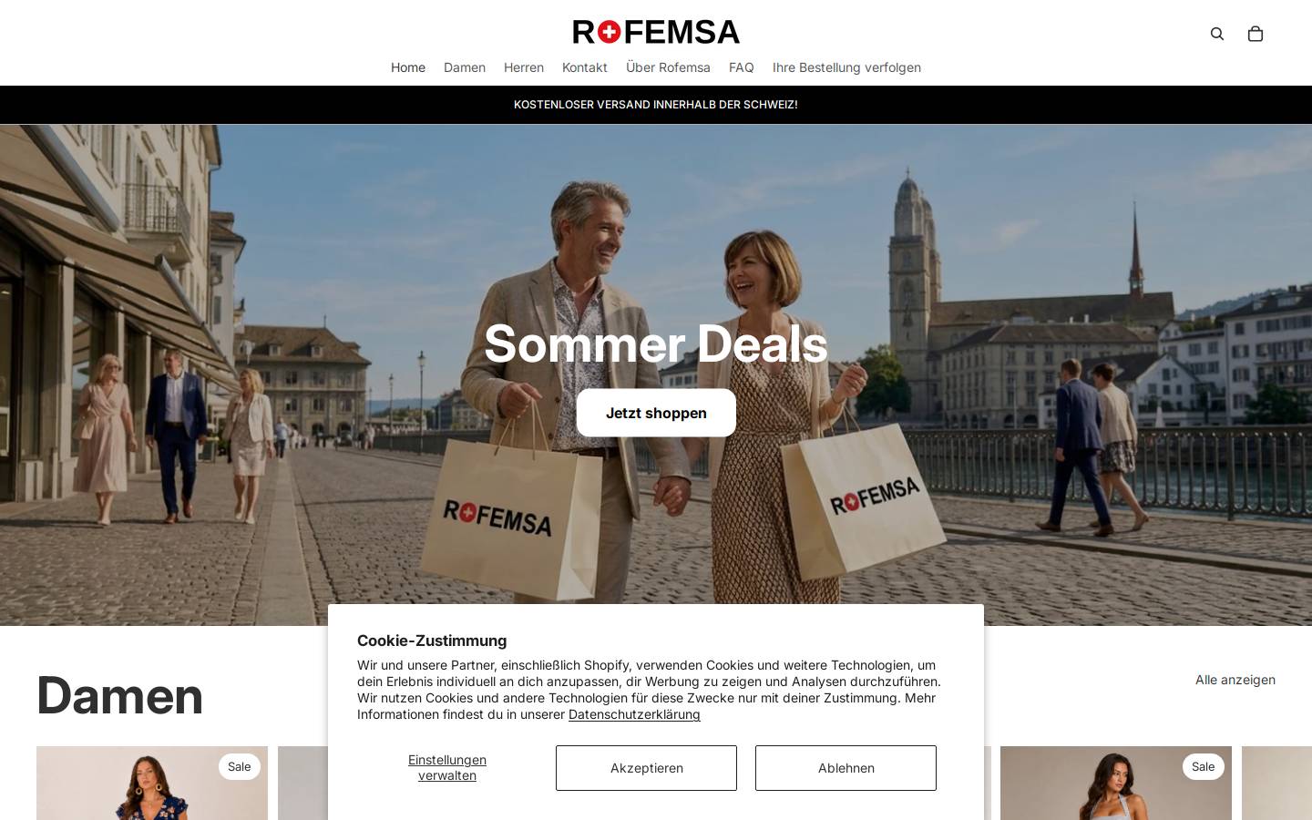 Rofemsa homepage screenshot