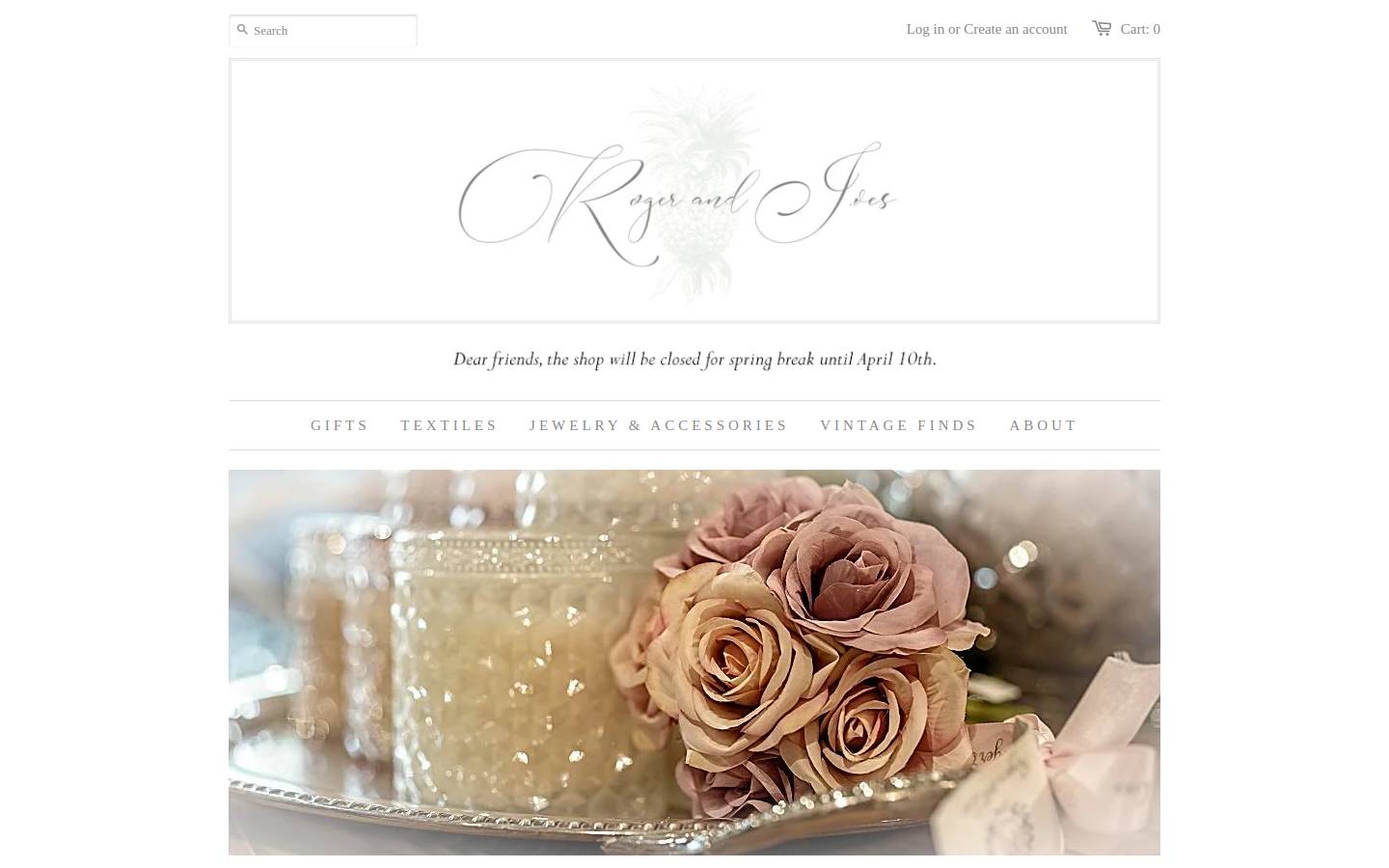 rogerandives.com homepage screenshot