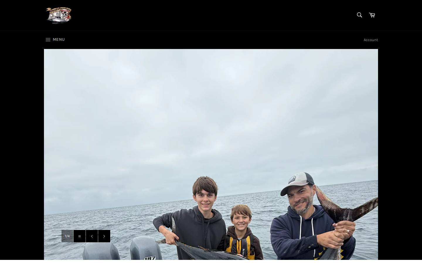 rogezacsportfishing.com homepage screenshot