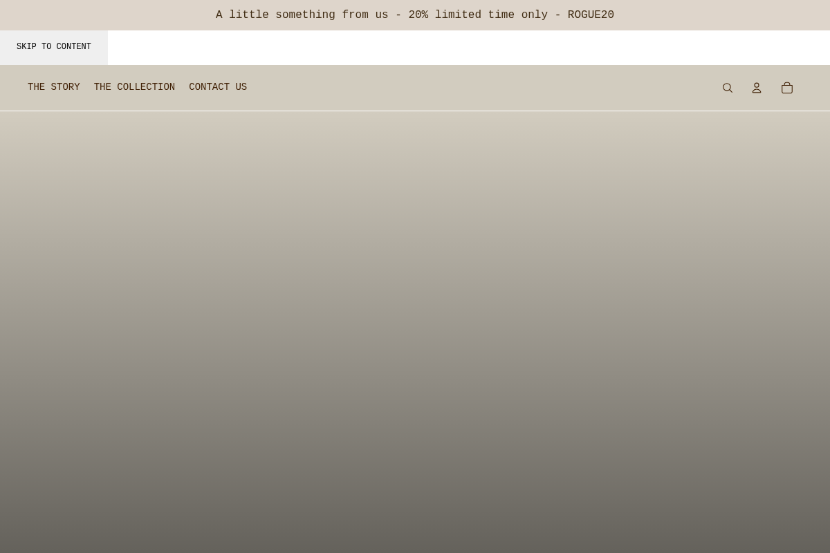 Rogue & Clover homepage screenshot