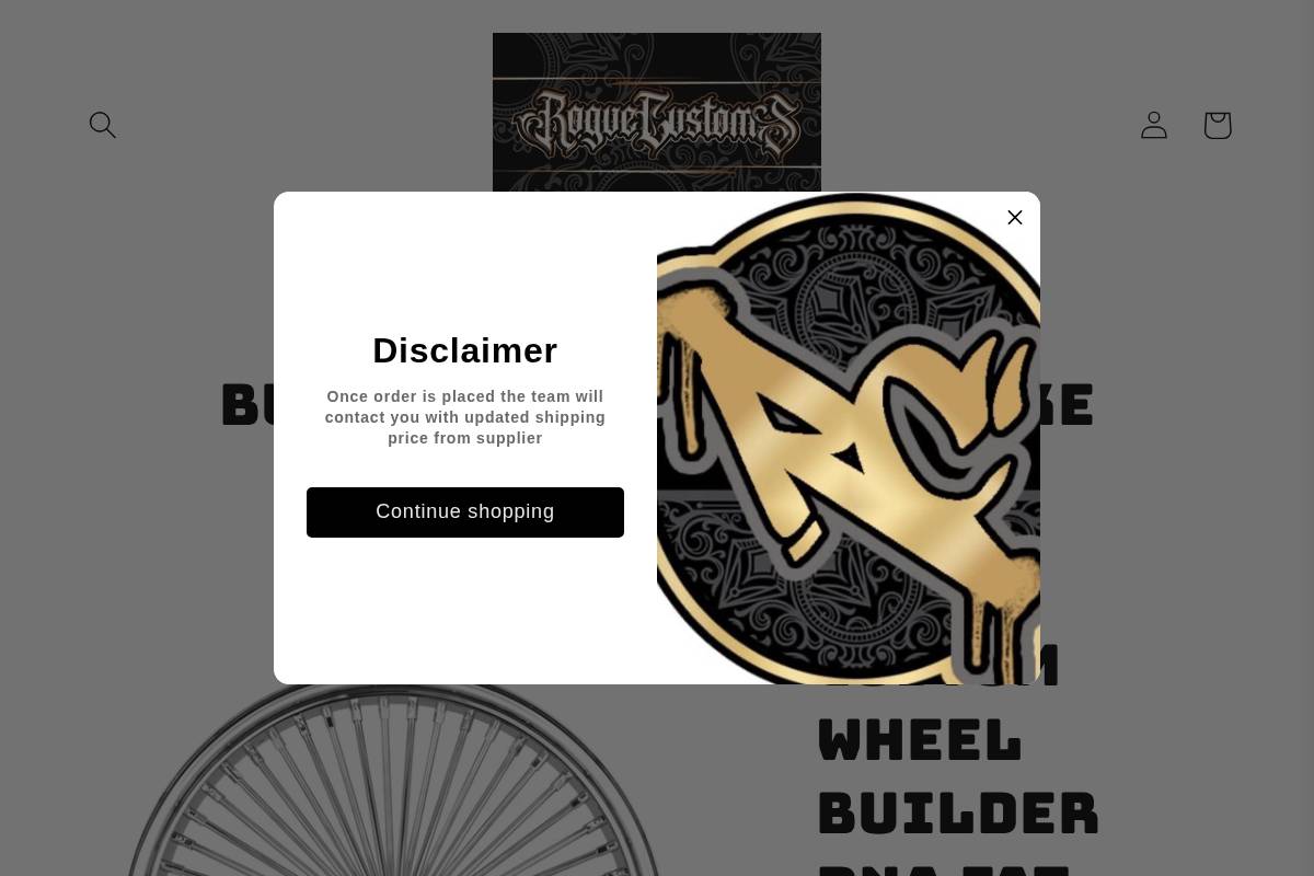 roguecustomsnz.com homepage screenshot