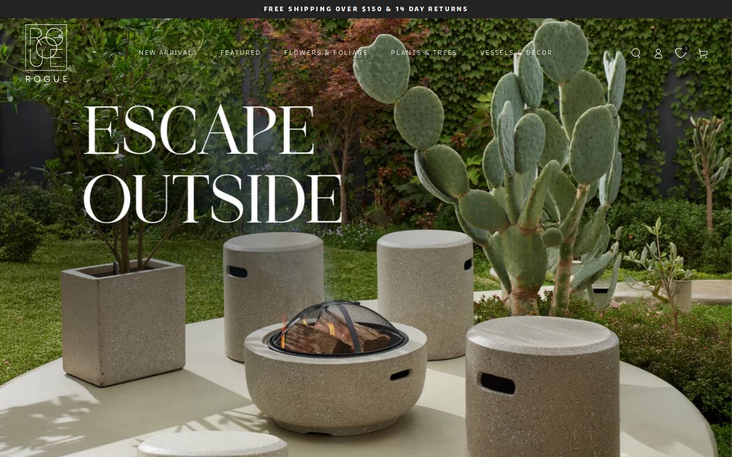 roguehome.com.au homepage screenshot