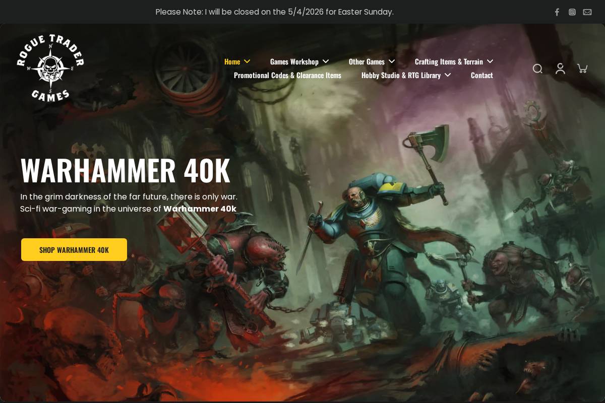 roguetrader.sg homepage screenshot