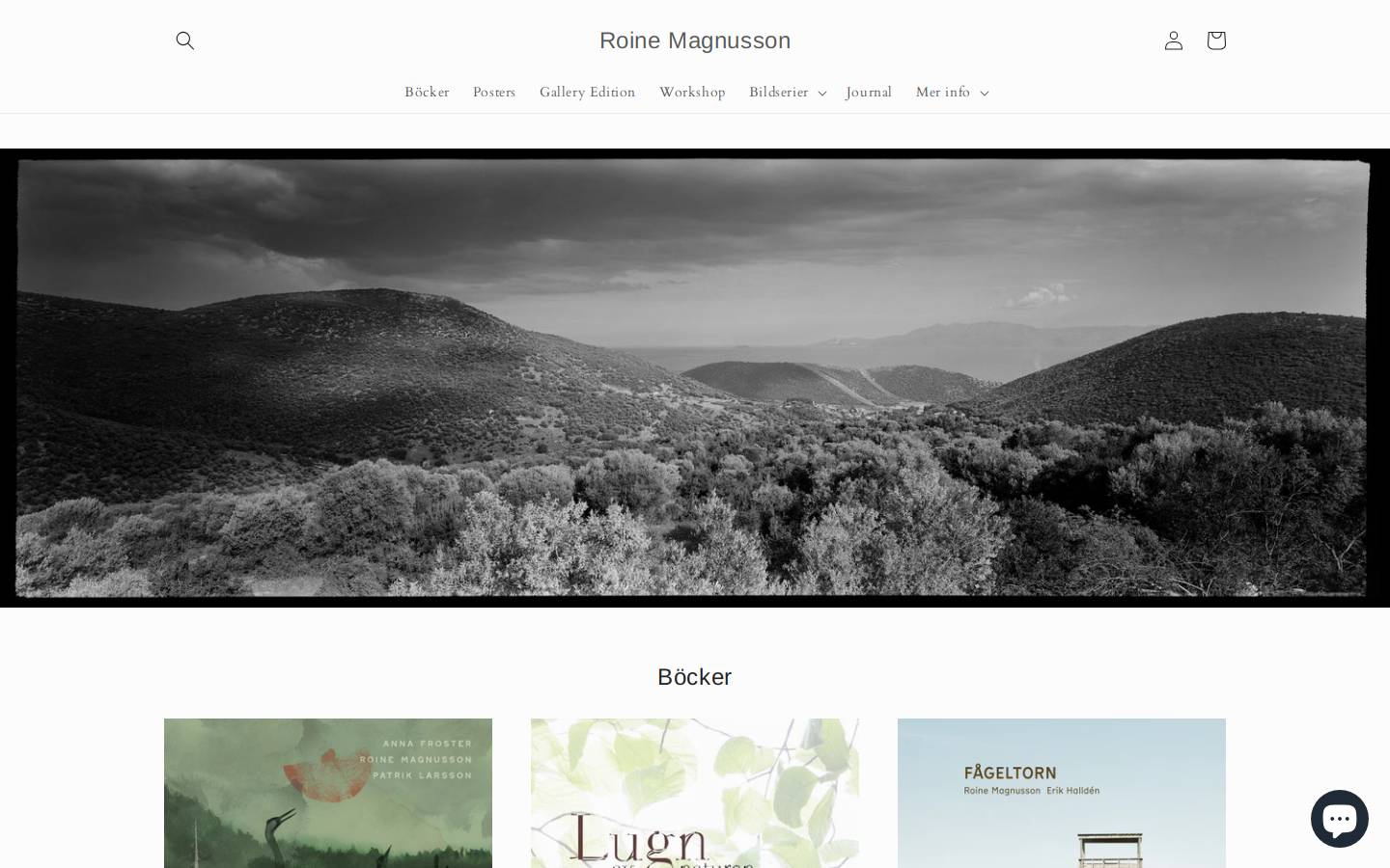 roinemagnusson.se homepage screenshot