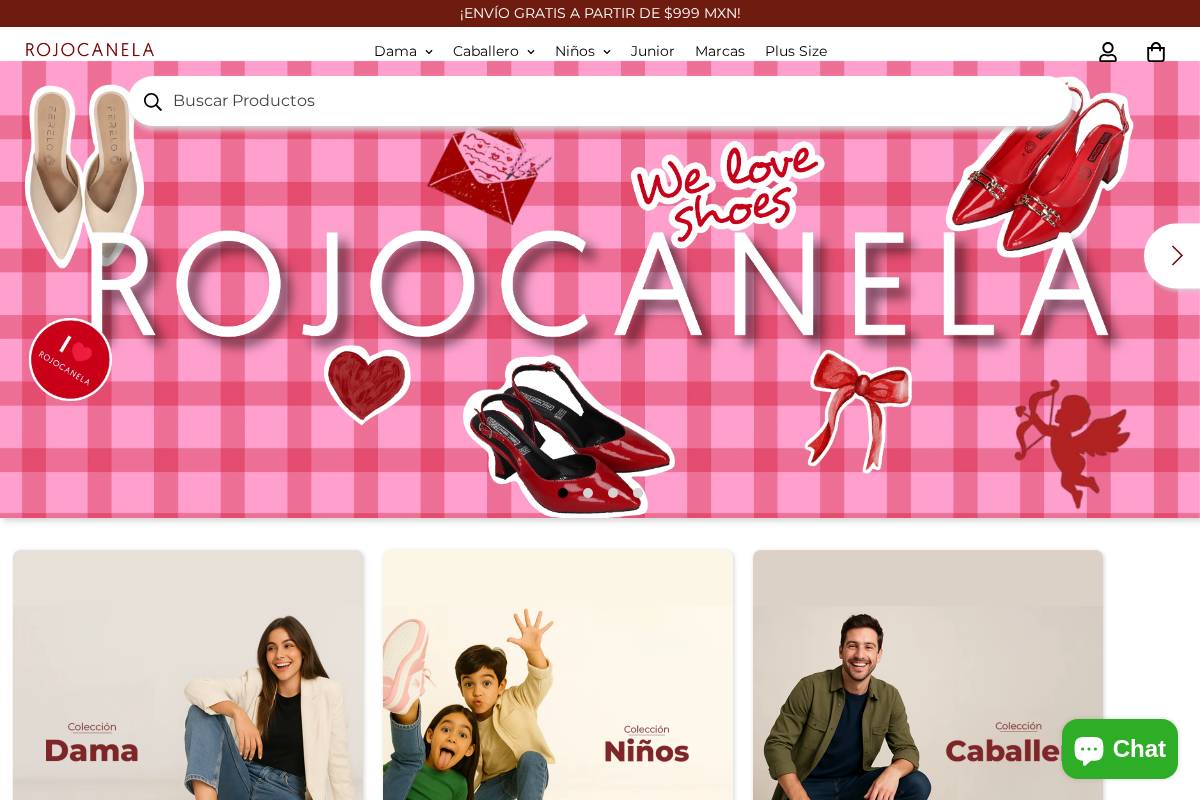 rojocanela.com.mx homepage screenshot