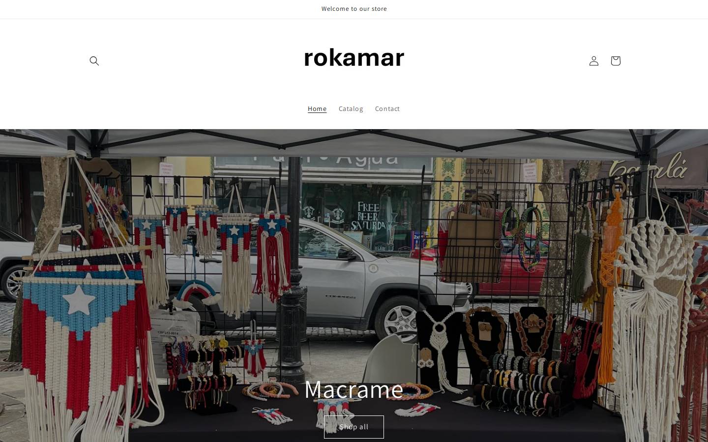 rokamarpr.com homepage screenshot