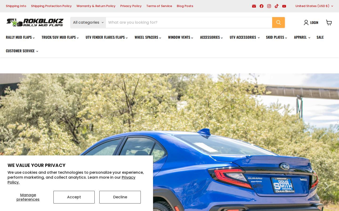 Rokblokz Official homepage screenshot