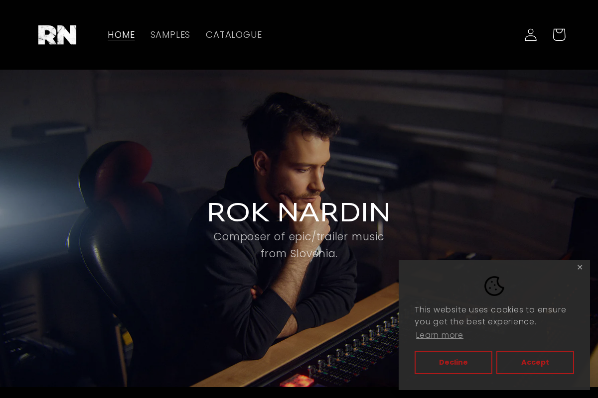 roknardin.com homepage screenshot