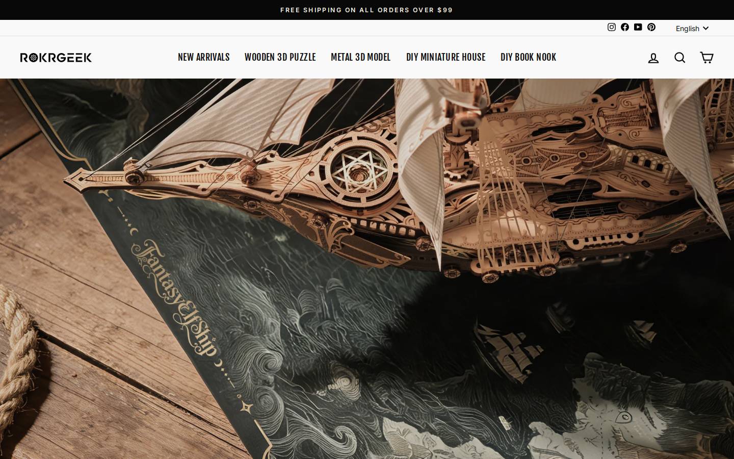 Rokrgeek homepage screenshot