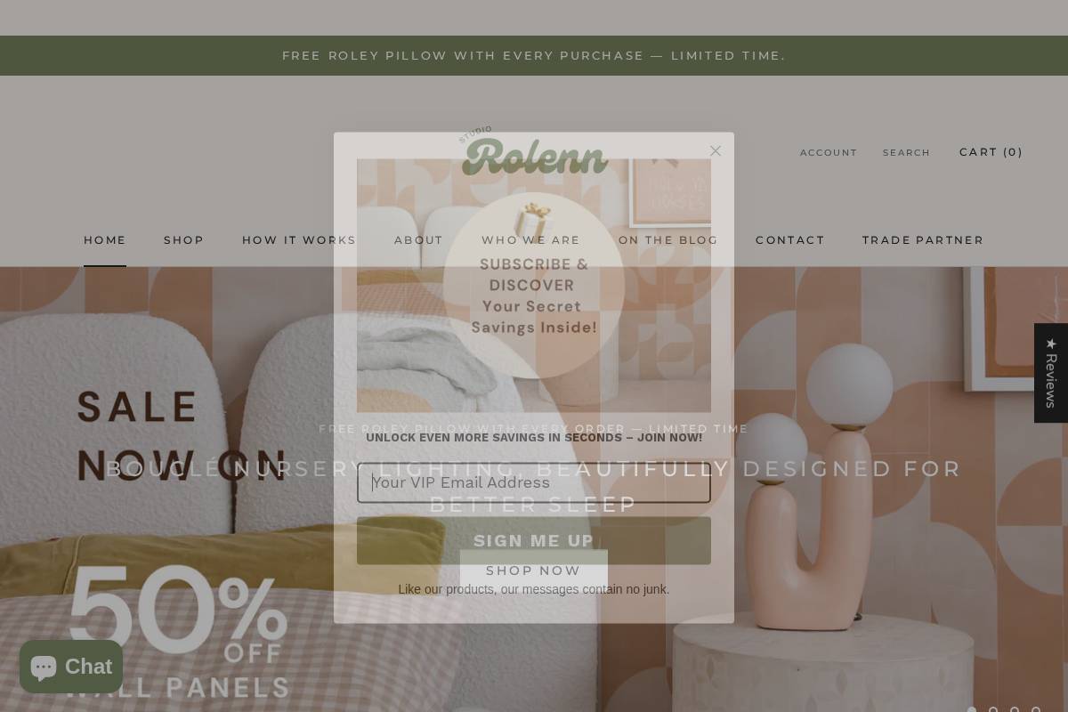 rolennstudio.com homepage screenshot