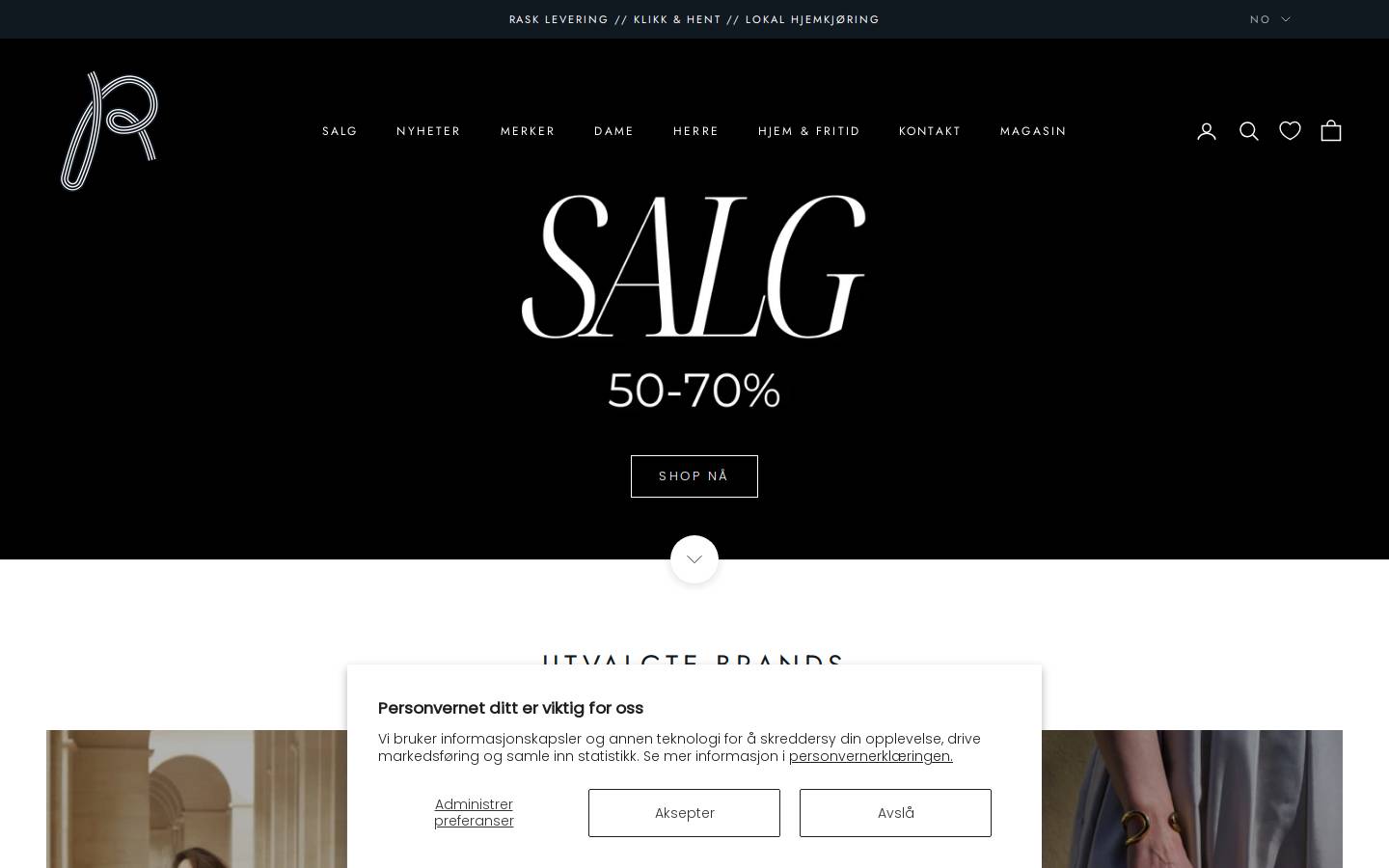 rolfsen.no homepage screenshot