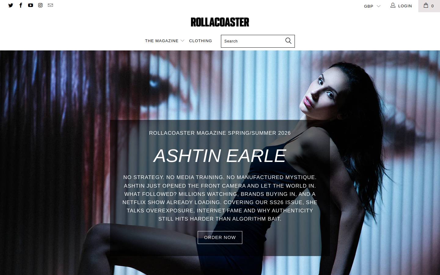 rollacoaster.tv homepage screenshot