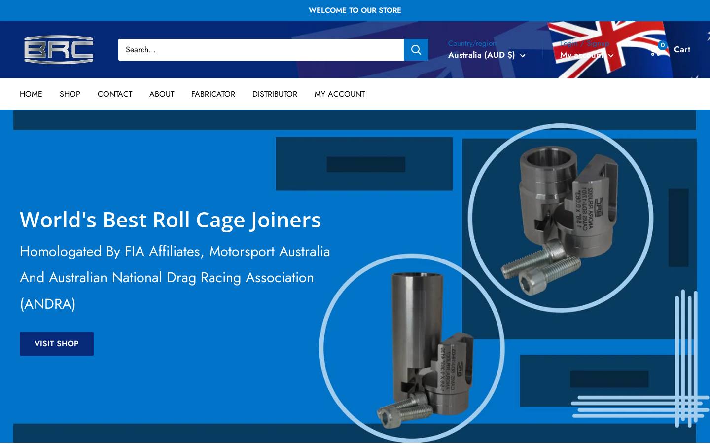 rollcagejoiners.com.au homepage screenshot
