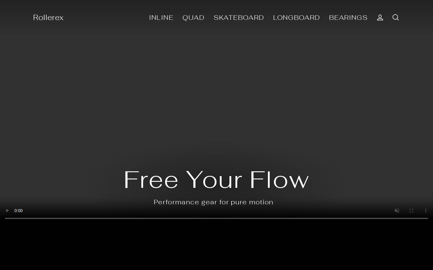 rollerex.com homepage screenshot