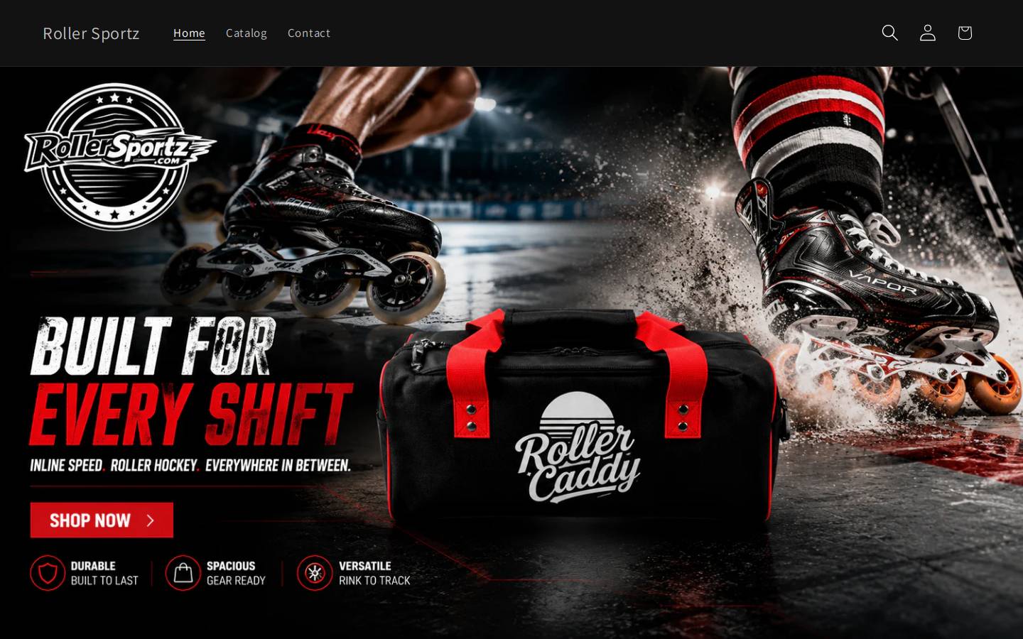 rollersportz.com homepage screenshot