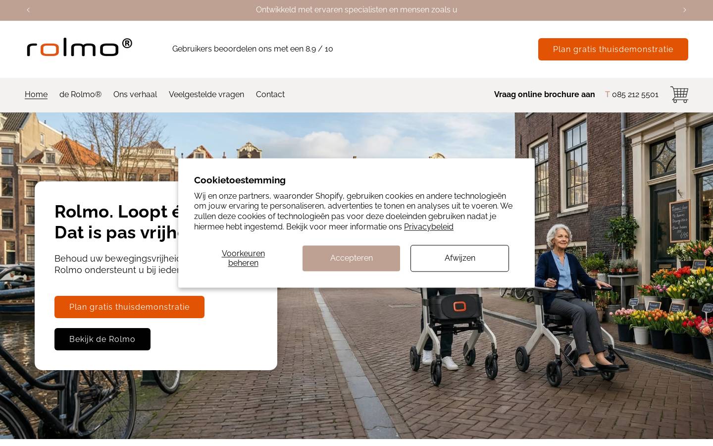 rolmo.nl homepage screenshot