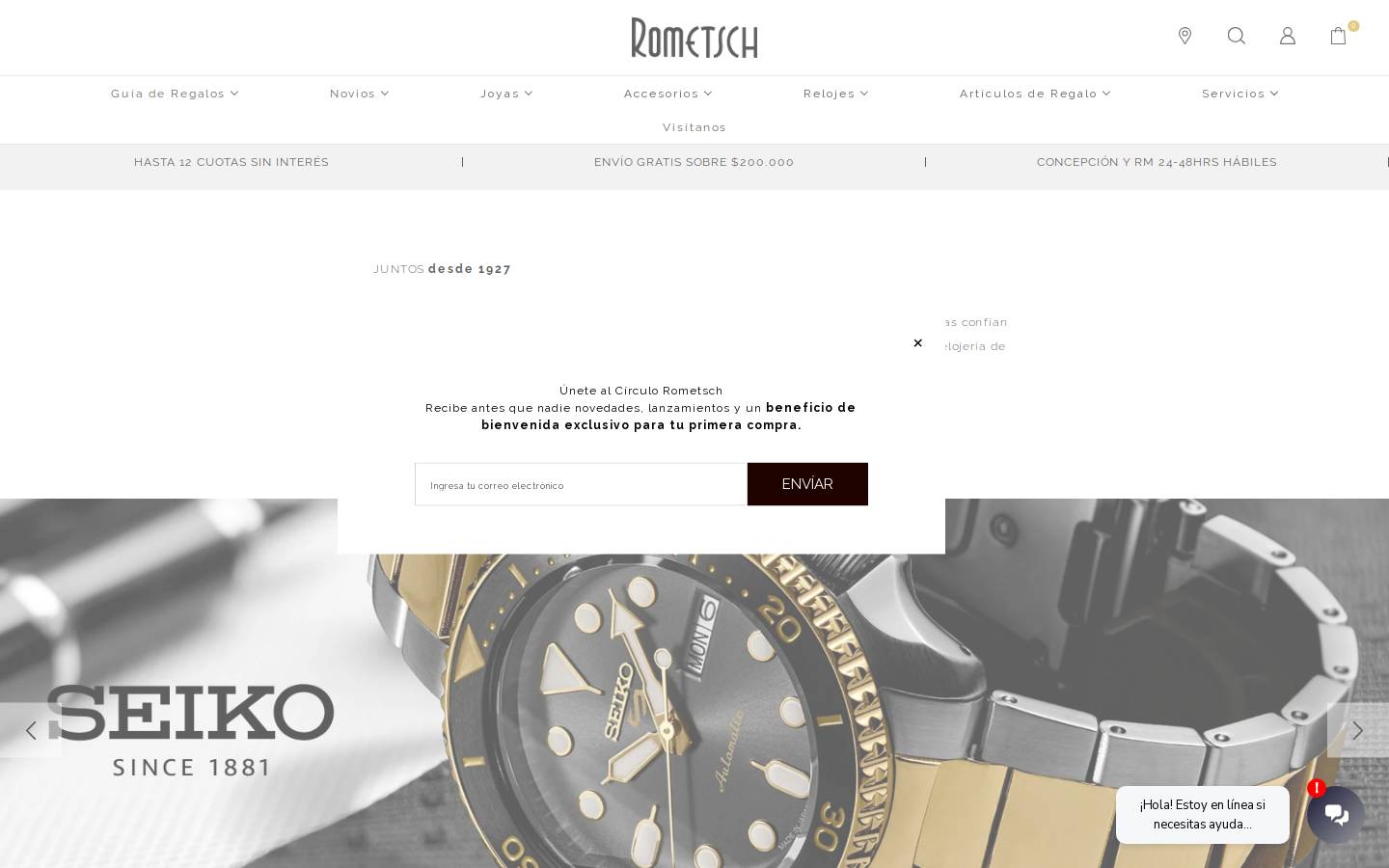 rometsch.cl homepage screenshot
