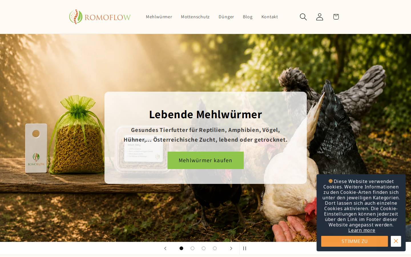 romoflow.com homepage screenshot