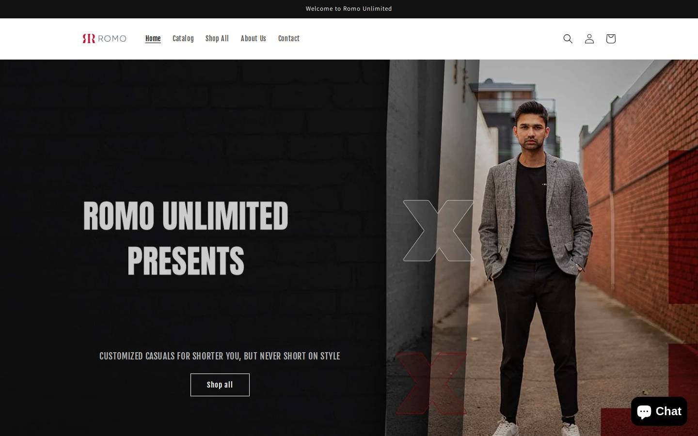 romounlimited.com homepage screenshot