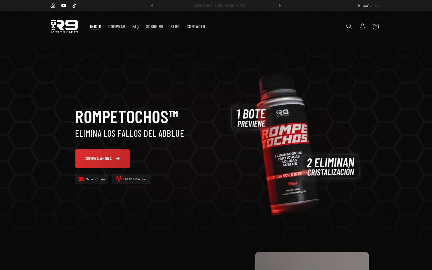 rompetochos.com homepage screenshot