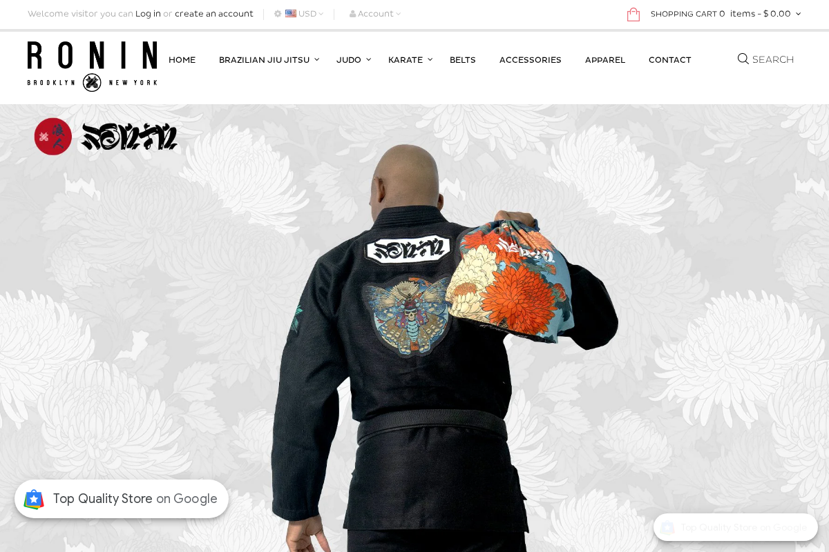 Ronin Brand homepage screenshot