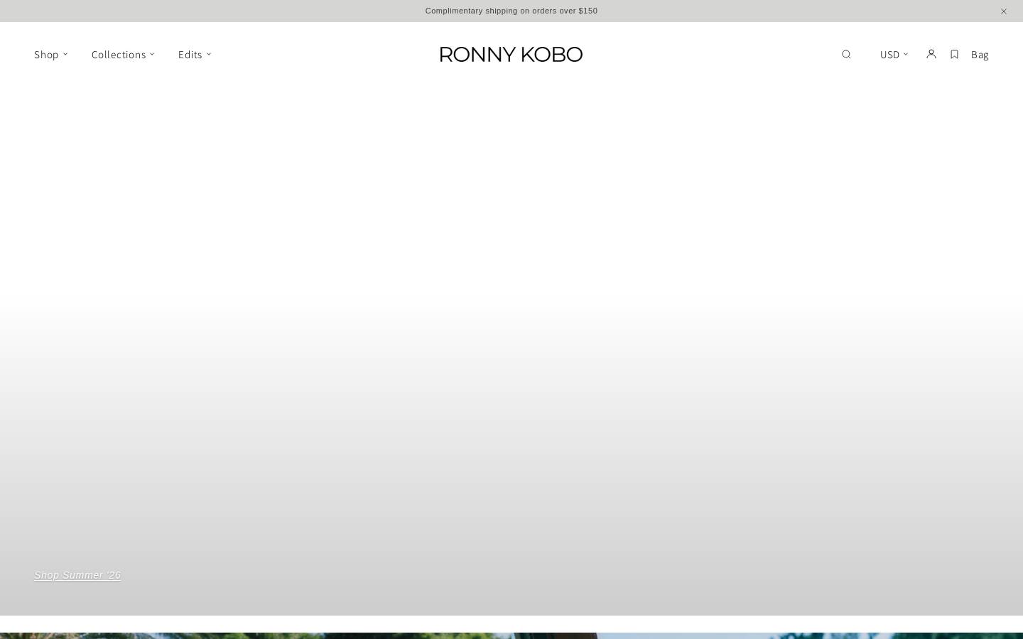 ronnykobo.com homepage screenshot