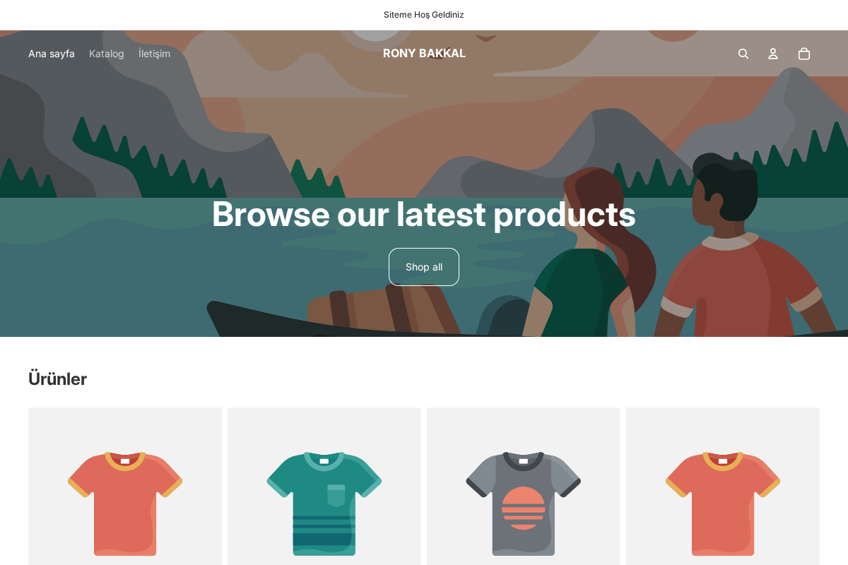 ronybakkal.com homepage screenshot