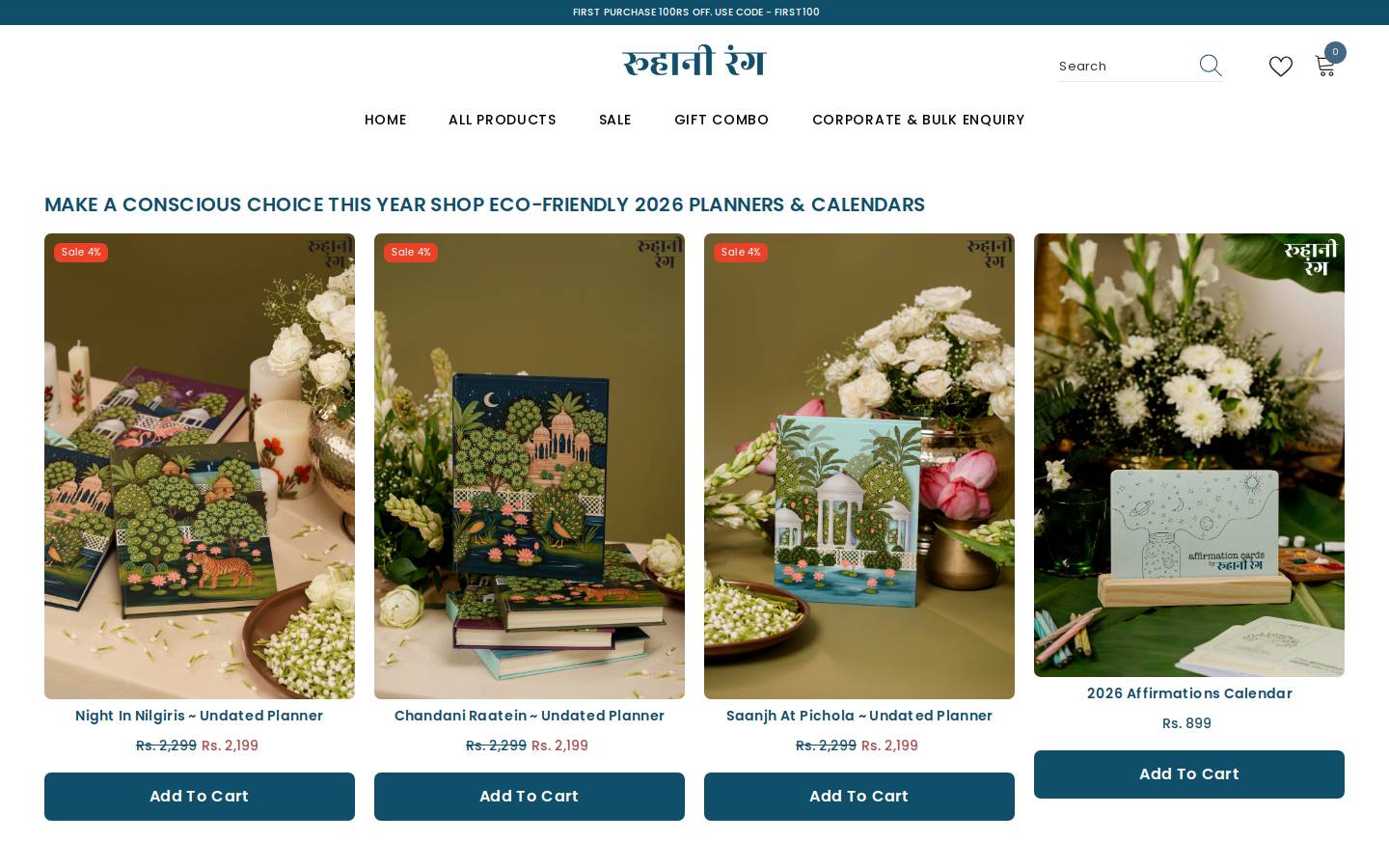 roohanirang.com homepage screenshot