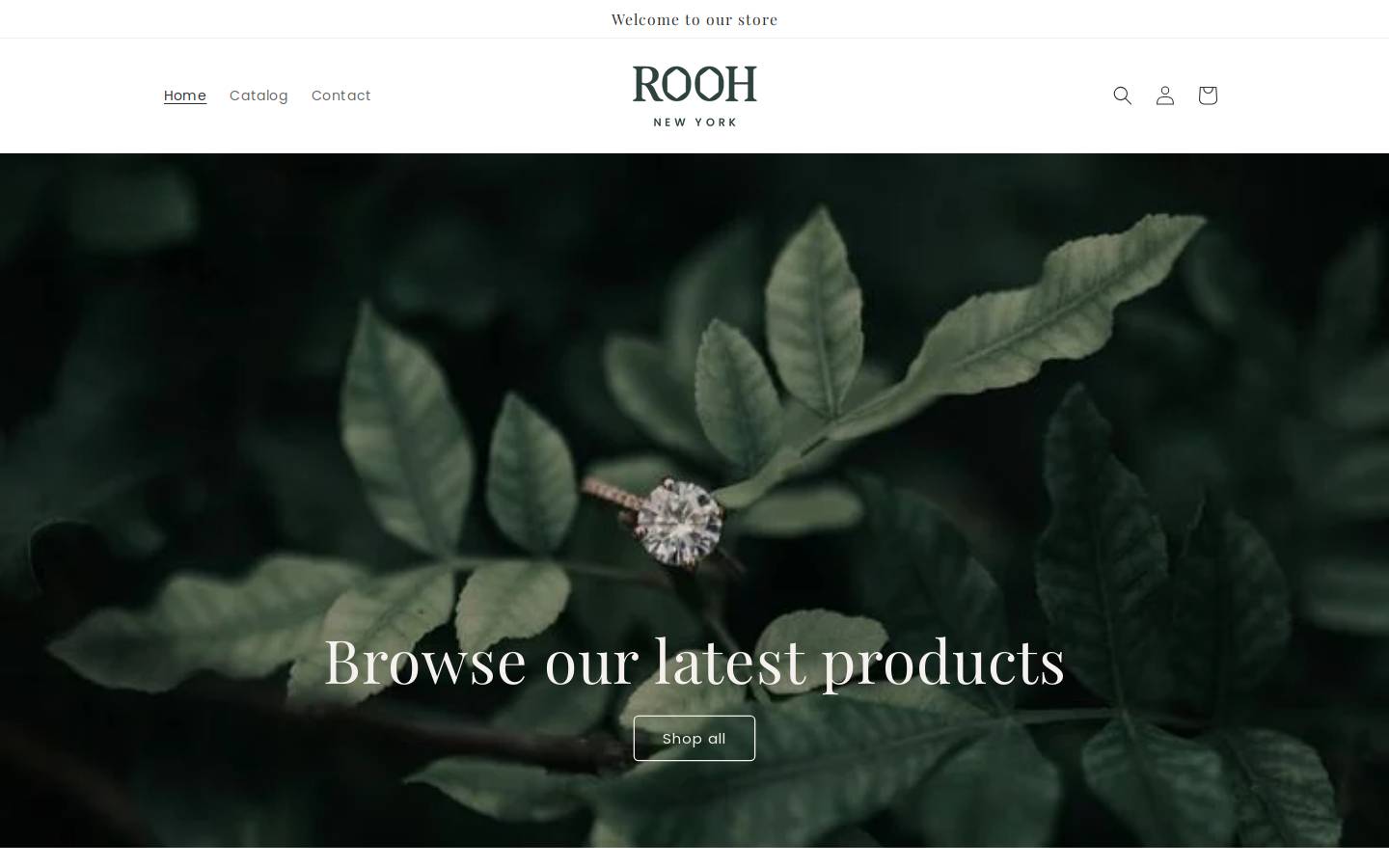 roohny.com homepage screenshot