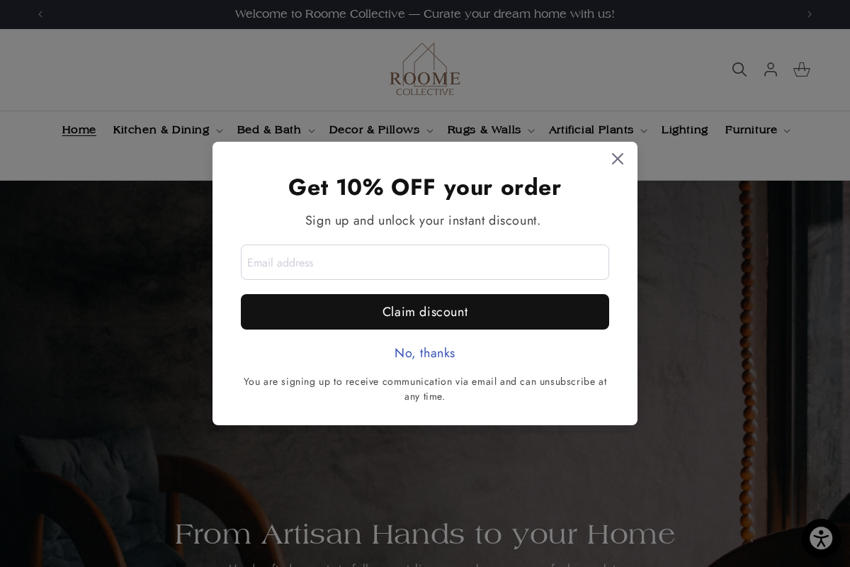 Roome Collective homepage screenshot
