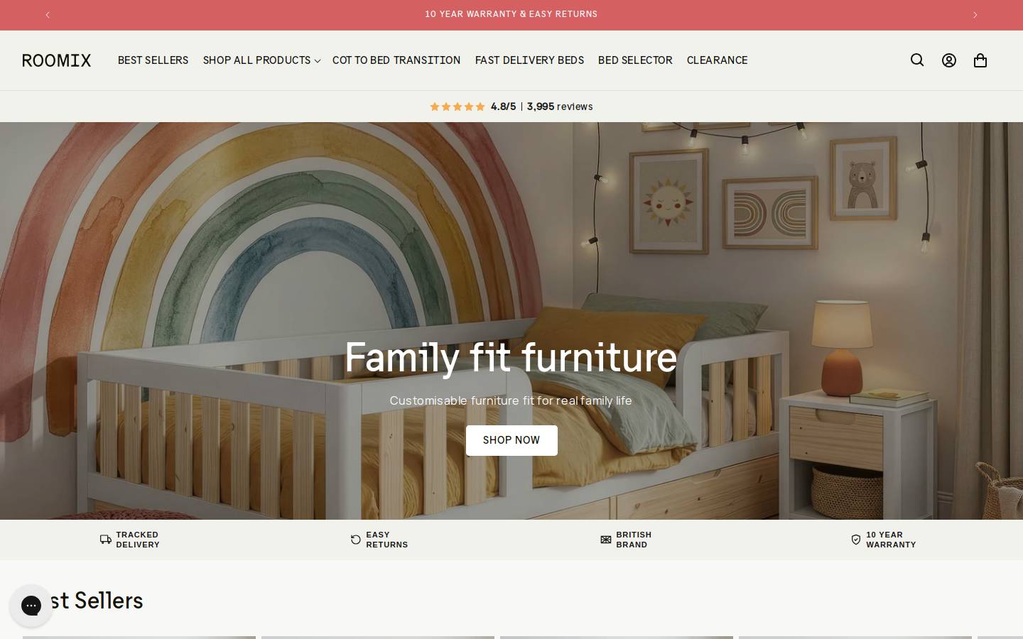roomixhome.com homepage screenshot