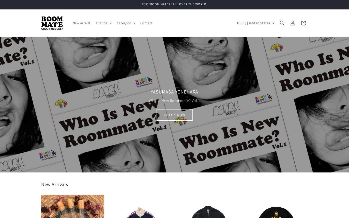 roommatela.shop homepage screenshot